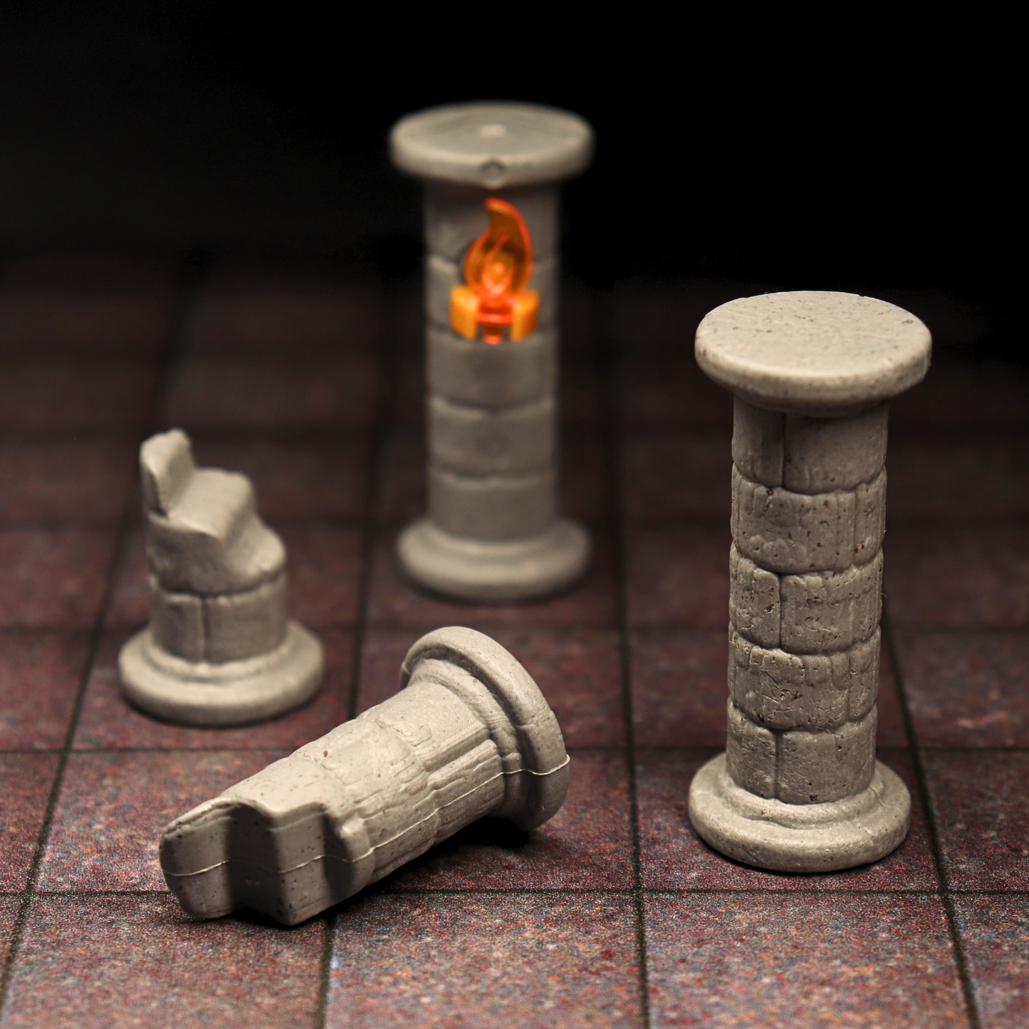 Stone Pillars and Torches Kit