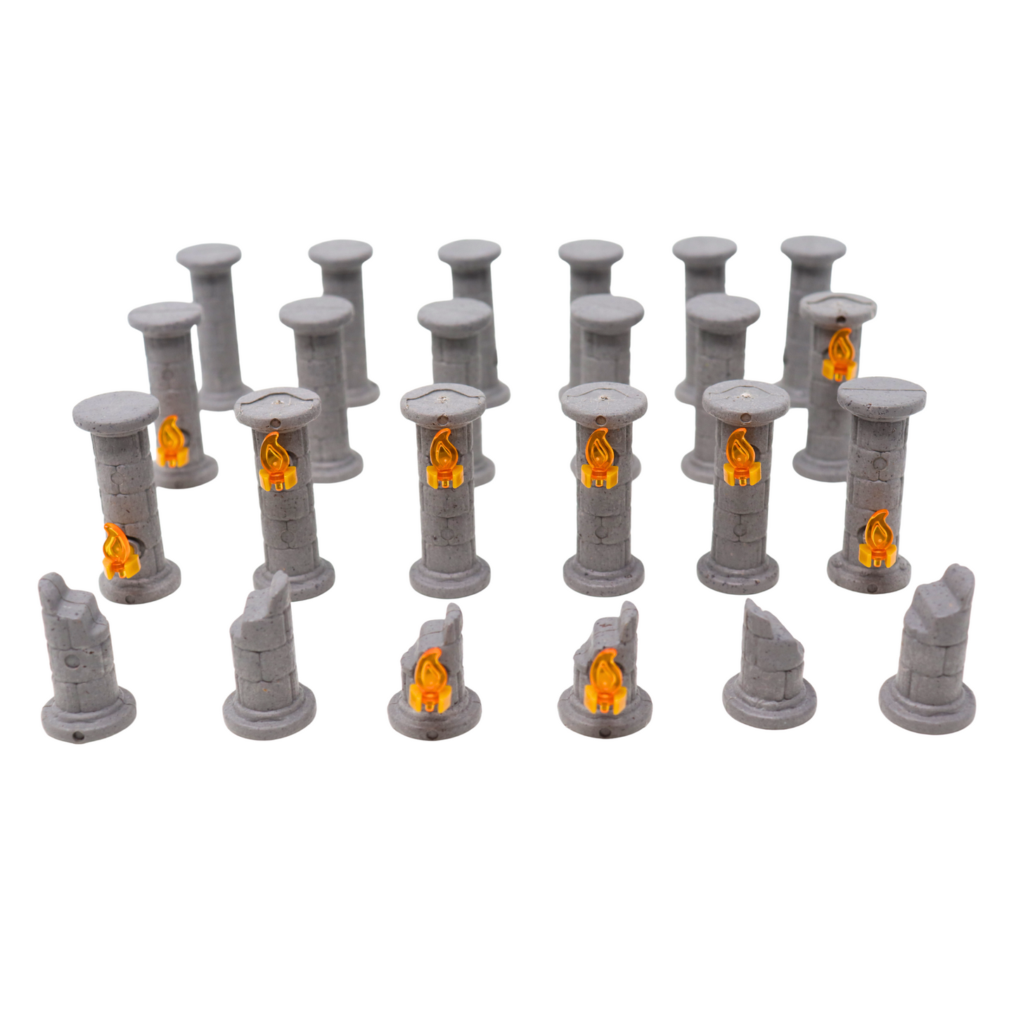 Stone Pillars and Torches Kit