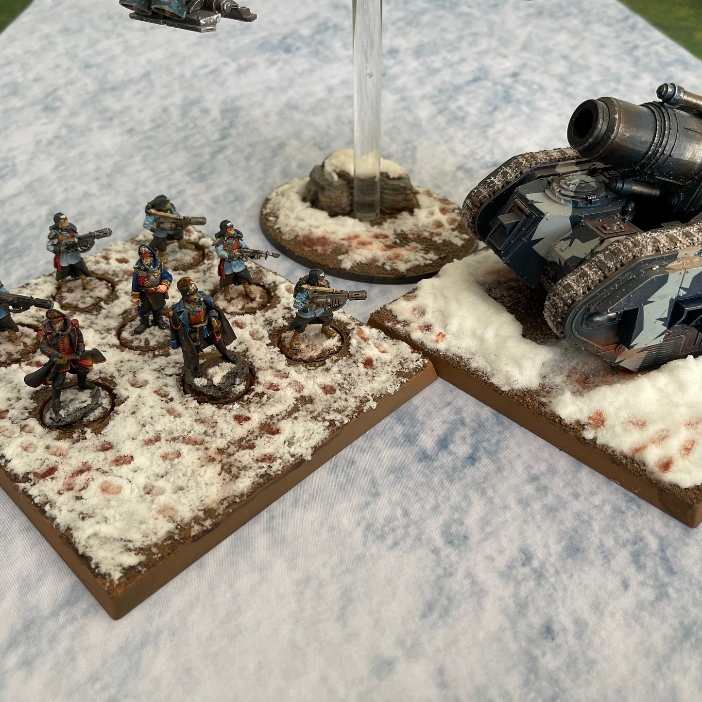 60x44" 'Snow' F.A.T. Mat Battle Gaming Mat