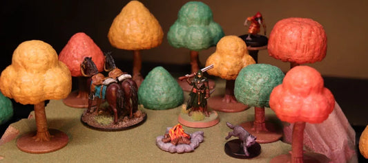 Autumn-hued Forest Kit Hero Making Camp