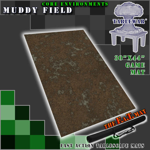 30x44" 'Muddy Field' F.A.T. Mat