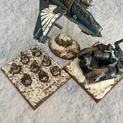 30x44" 'Snow' F.A.T. Mat Battle Gaming Mat