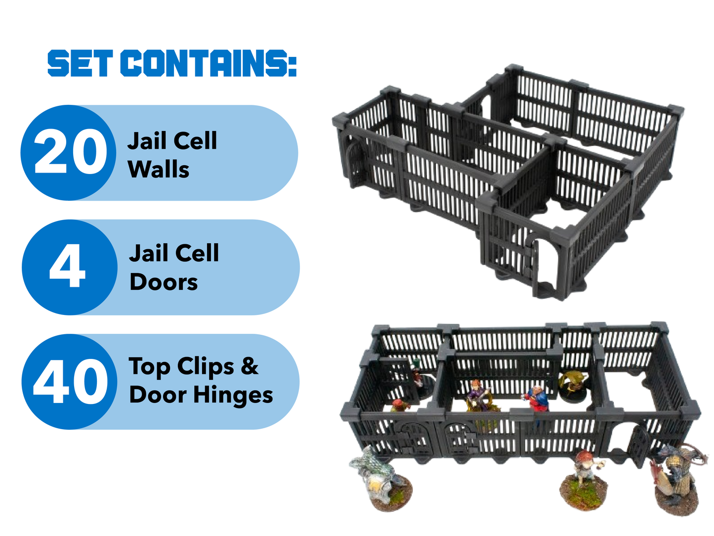 Jail Cells Kit