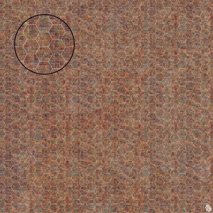 Mats by Mars: Sett in Stone (Red) Tabletop Wargaming Play Mat