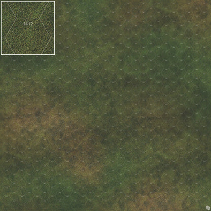 Mats by Mars: Green Meadow Tabletop Wargaming Play Mat