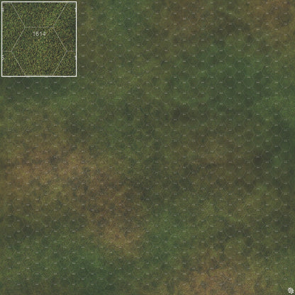 Mats by Mars: Green Meadow Tabletop Wargaming Play Mat