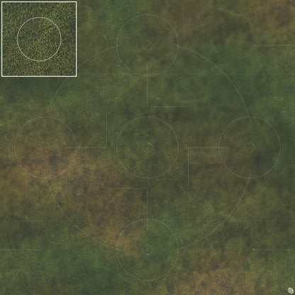 Mats by Mars: Green Meadow Tabletop Wargaming Play Mat