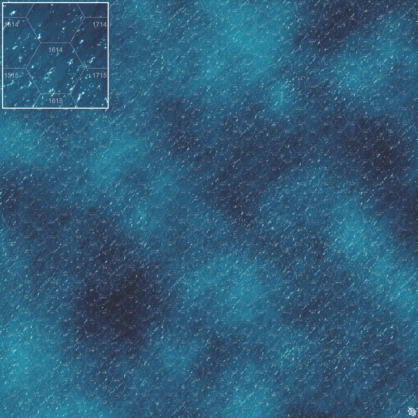 Mats by Mars: Dark Caribbean Tabletop Wargaming Play Mat