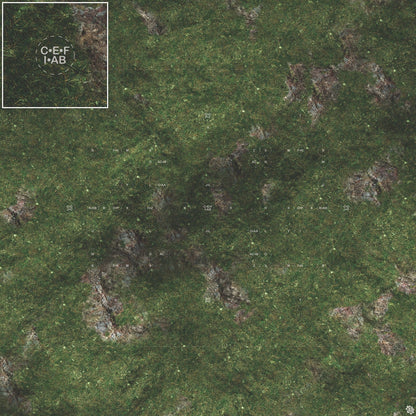 Mats by Mars: Green Hills Tabletop Wargaming Play Mat