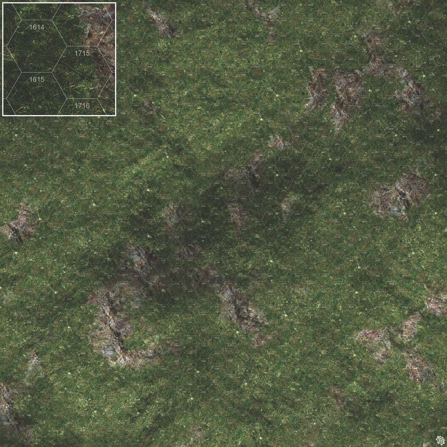 Mats by Mars: Green Hills Tabletop Wargaming Play Mat