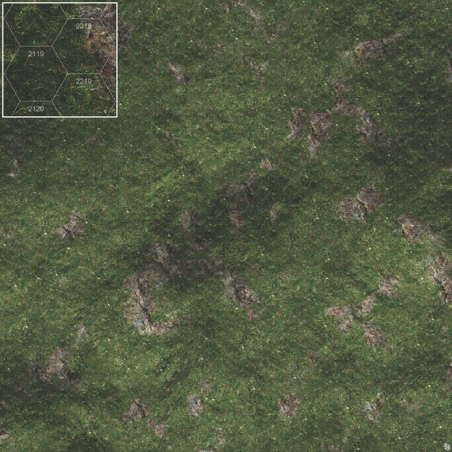 Mats by Mars: Green Hills Tabletop Wargaming Play Mat