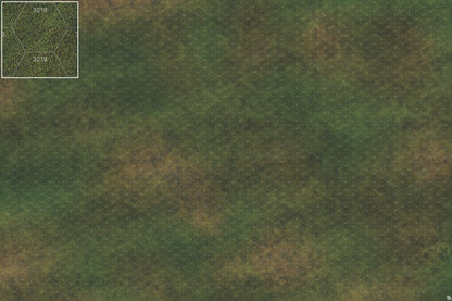 Mats by Mars: Green Meadow Tabletop Wargaming Play Mat