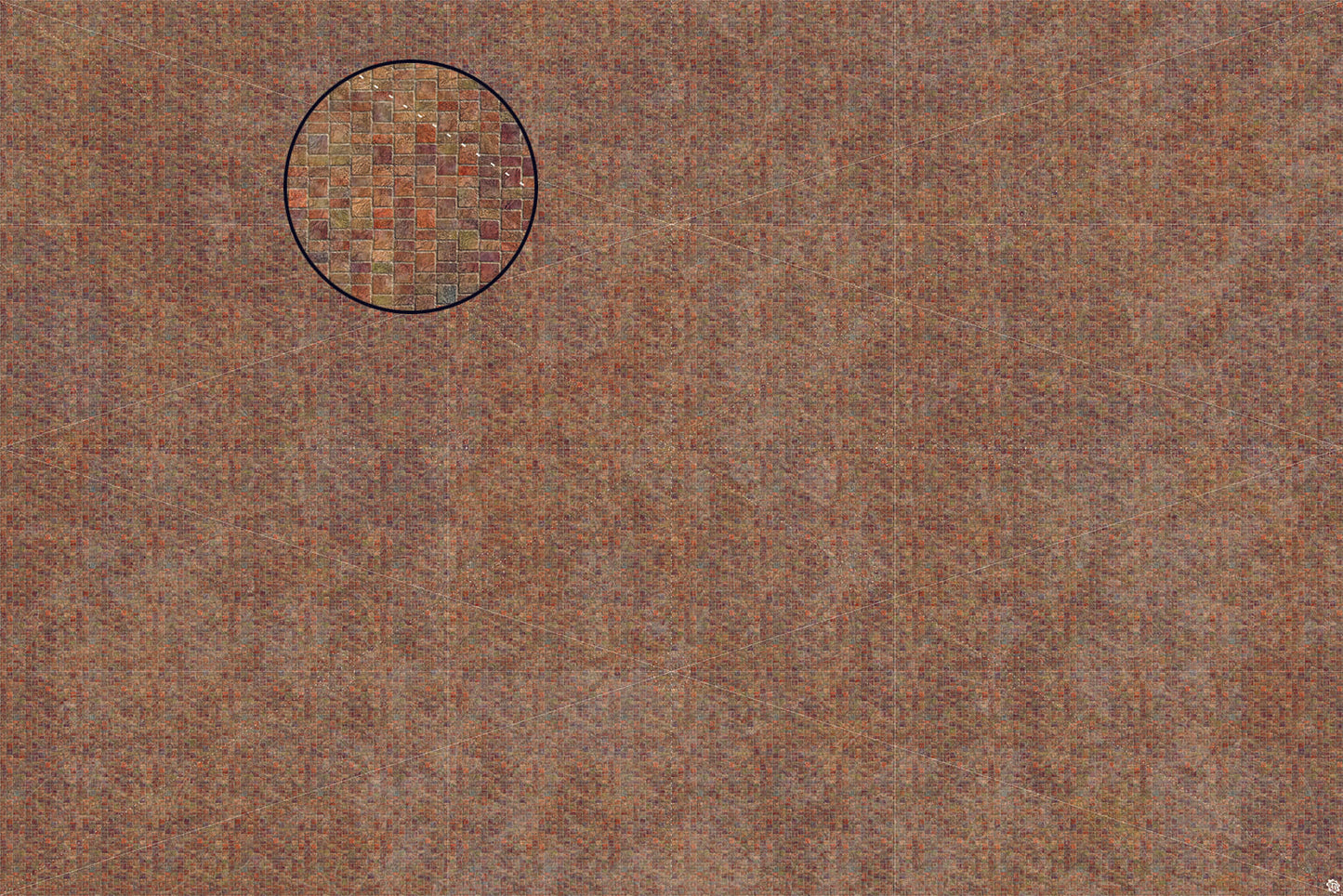 Mats by Mars: Sett in Stone (Red) Tabletop Wargaming Play Mat