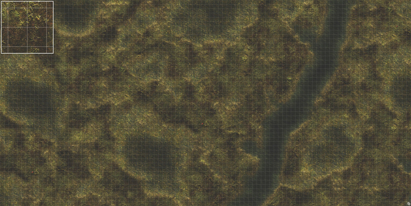 Mats by Mars: Swamplands Tabletop Wargaming Play Mat