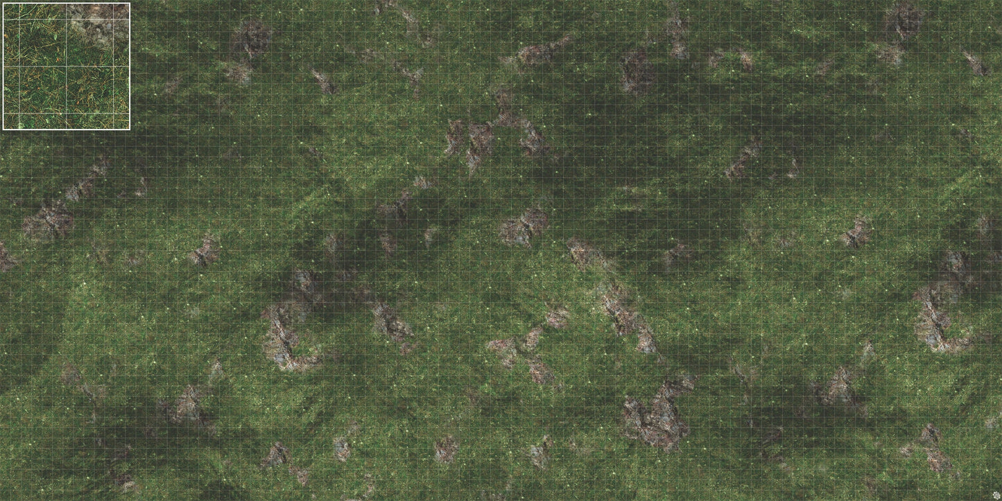 Mats by Mars: Green Hills Tabletop Wargaming Play Mat