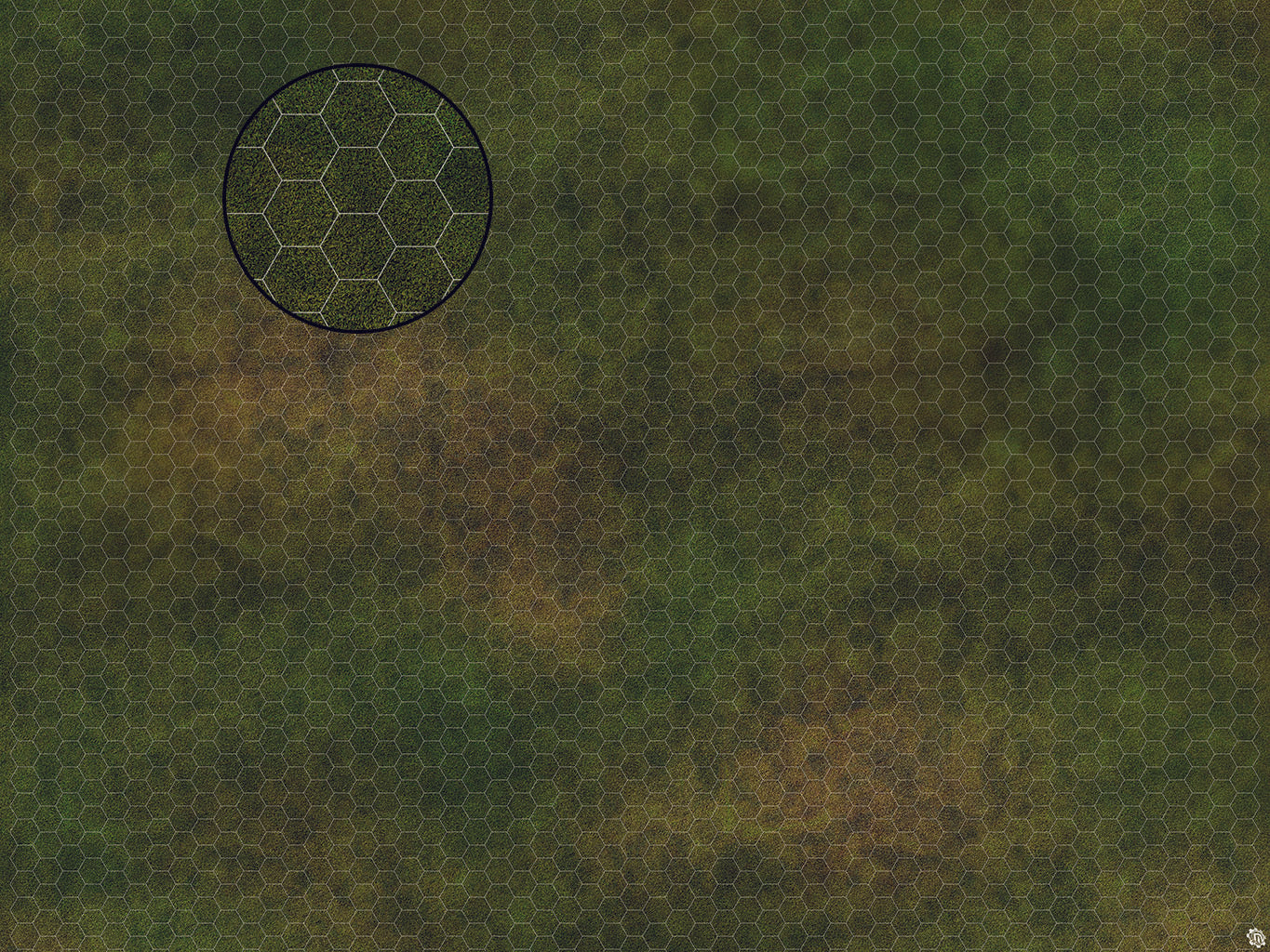 Mats by Mars: Green Meadow Tabletop Wargaming Play Mat