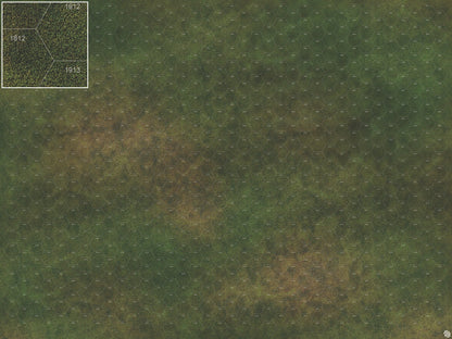 Mats by Mars: Green Meadow Tabletop Wargaming Play Mat