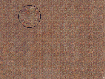 Mats by Mars: Sett in Stone (Red) Tabletop Wargaming Play Mat