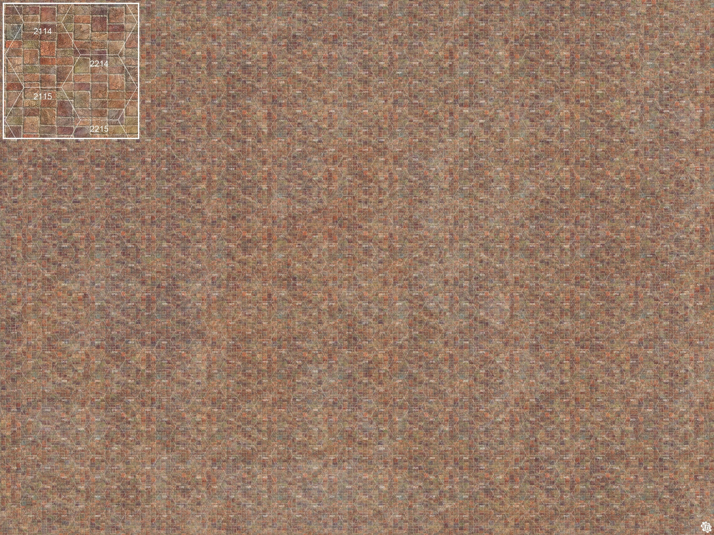 Mats by Mars: Sett in Stone (Red) Tabletop Wargaming Play Mat