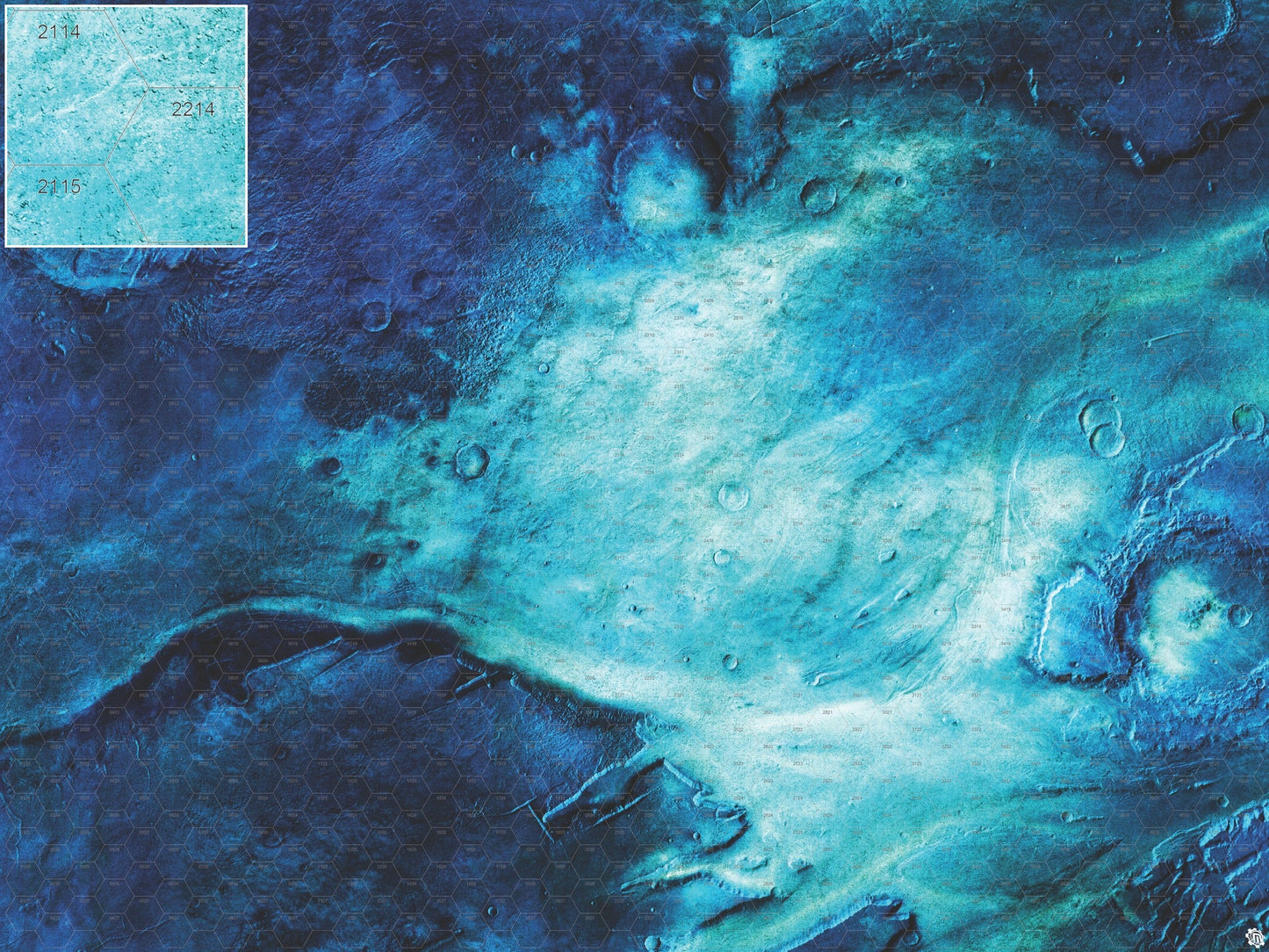 Mats by Mars: Rimecrust Tabletop Wargaming Play Mat