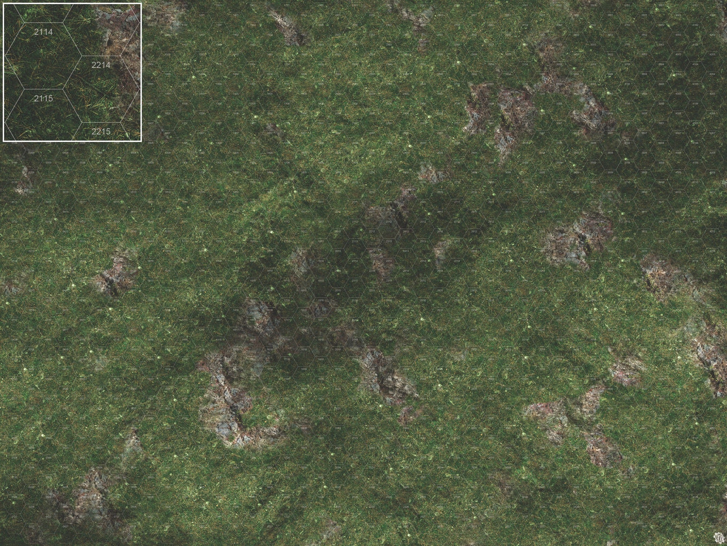 Mats by Mars: Green Hills Tabletop Wargaming Play Mat