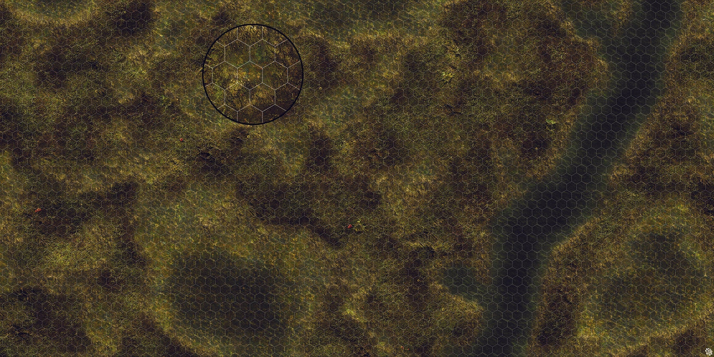 Mats by Mars: Swamplands Tabletop Wargaming Play Mat