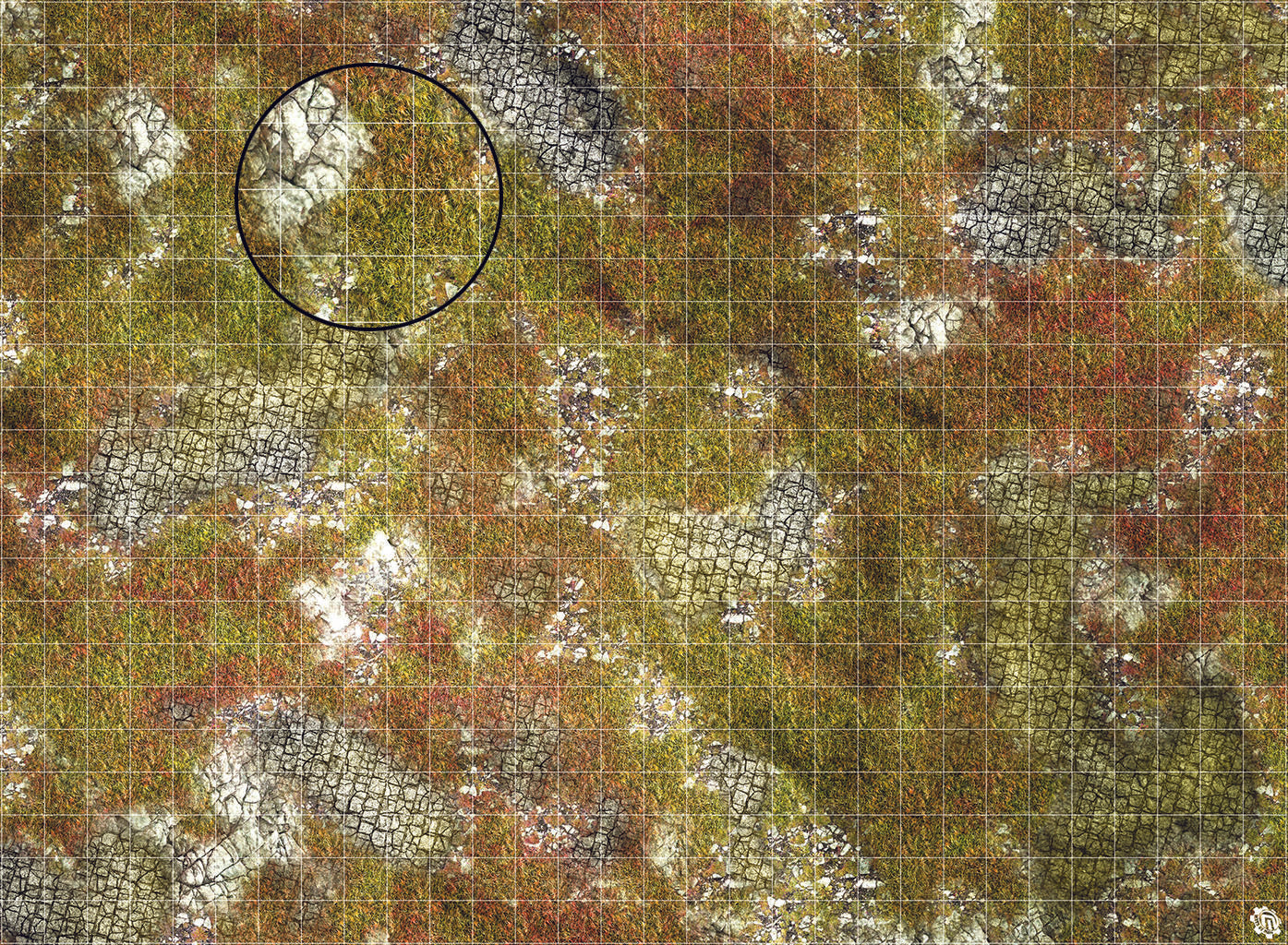 Mats by Mars: Abandoned City Tabletop Wargaming Play Mat