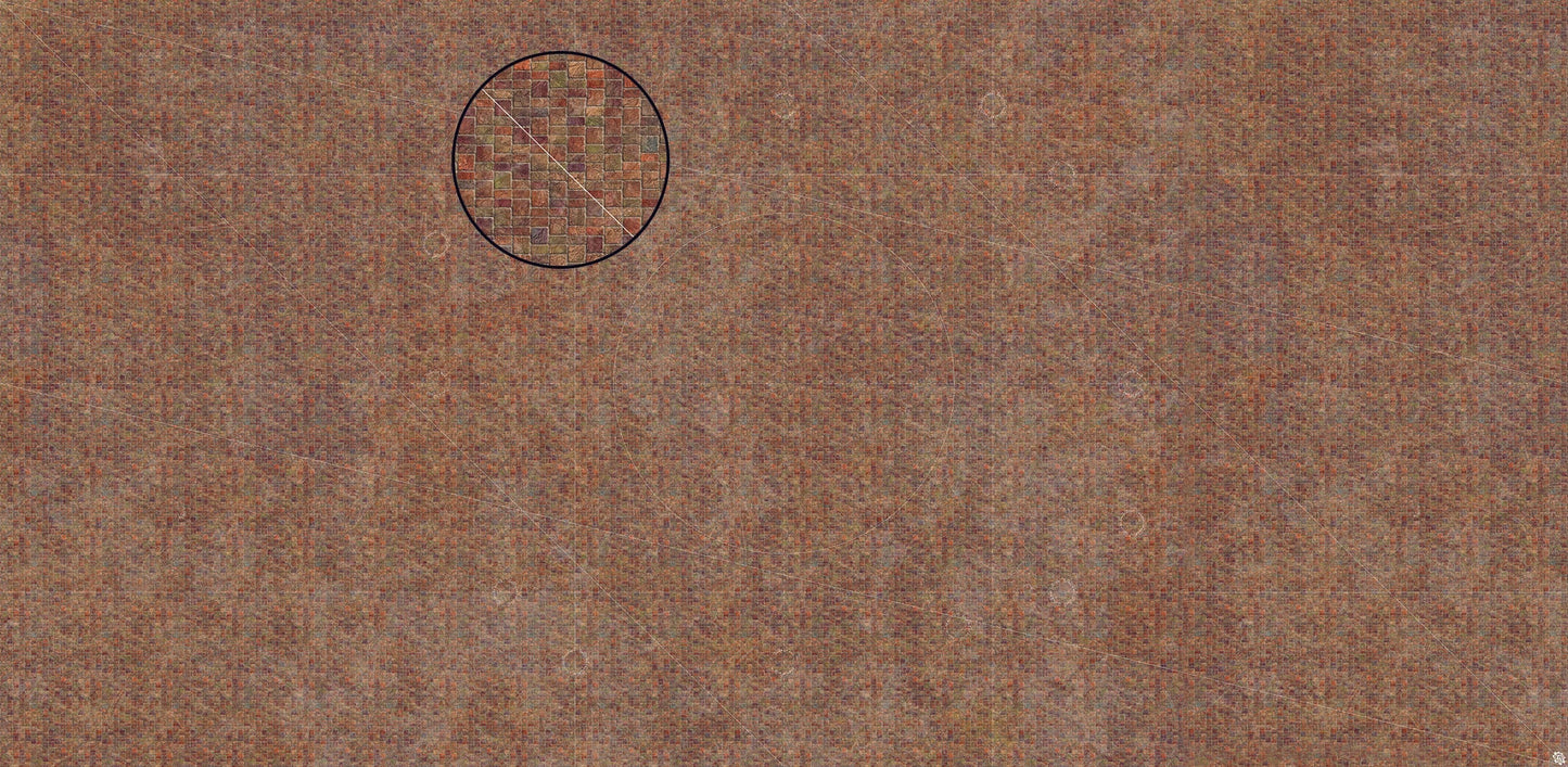 Mats by Mars: Sett in Stone (Red) Tabletop Wargaming Play Mat