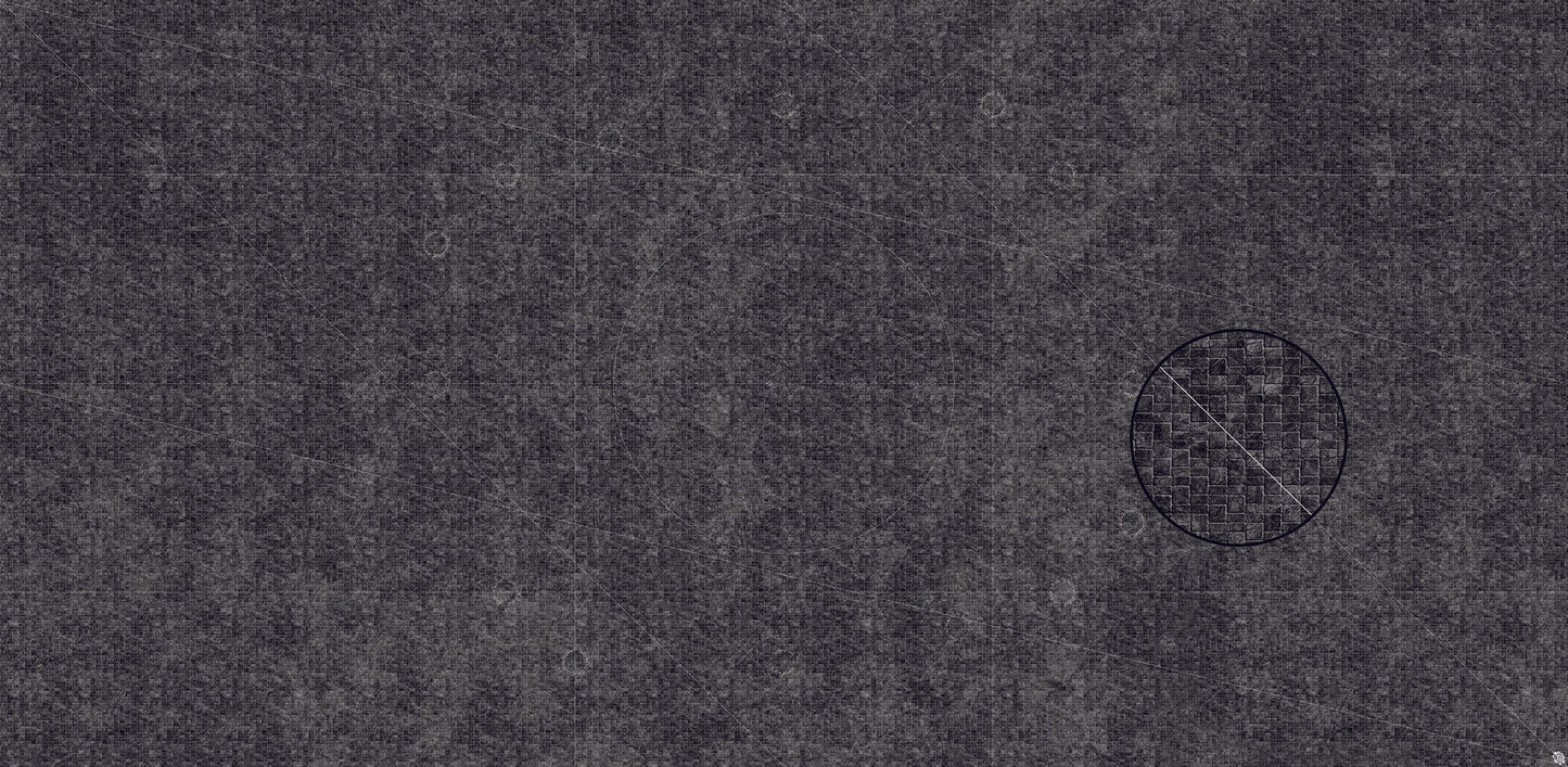 Mats by Mars: Sett in Stone (Grey) Tabletop Wargaming Play Mat