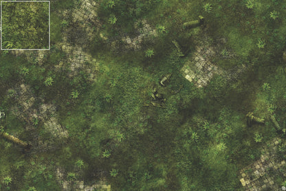 Mats by Mars: Forgotten Temple (Altar) Tabletop Wargaming Play Mat
