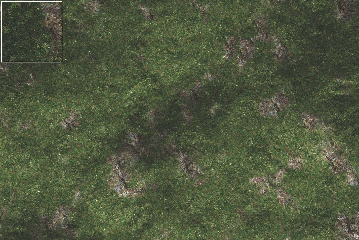 Mats by Mars: Green Hills Tabletop Wargaming Play Mat