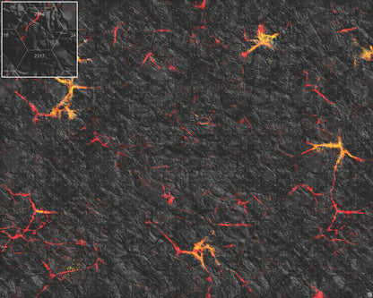 Mats by Mars: Molten Crust Tabletop Wargaming Play Mat