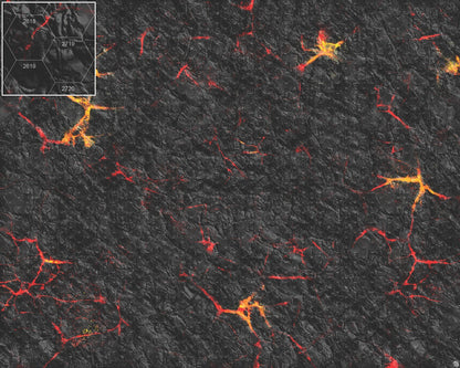 Mats by Mars: Molten Crust Tabletop Wargaming Play Mat