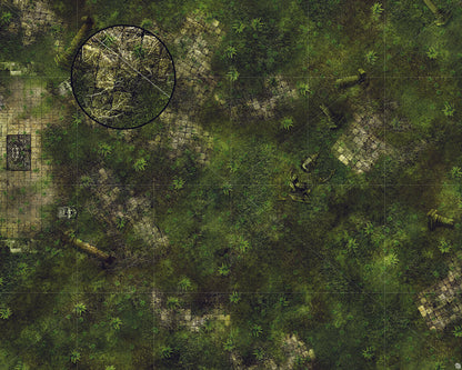 Mats by Mars: Forgotten Temple (Altar) Tabletop Wargaming Play Mat