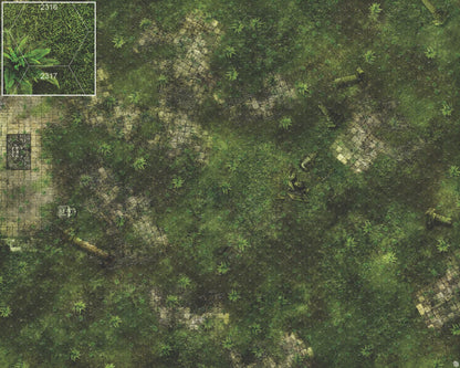 Mats by Mars: Forgotten Temple (Altar) Tabletop Wargaming Play Mat
