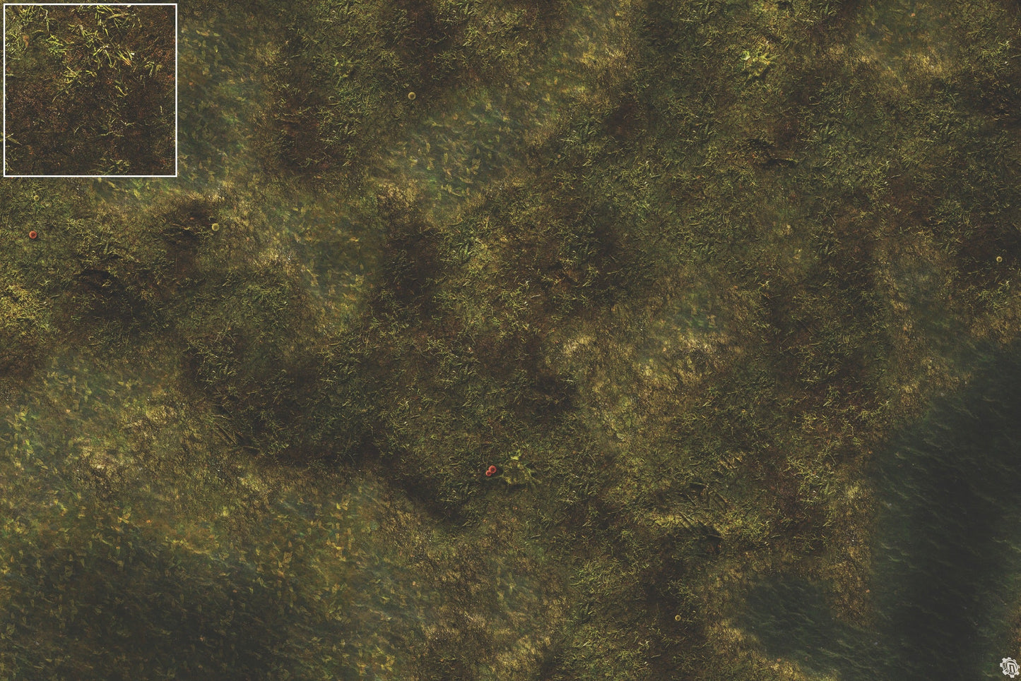 Mats by Mars: Swamplands Tabletop Wargaming Play Mat