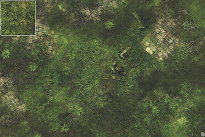 Mats by Mars: Forgotten Temple (Altar) Tabletop Wargaming Play Mat
