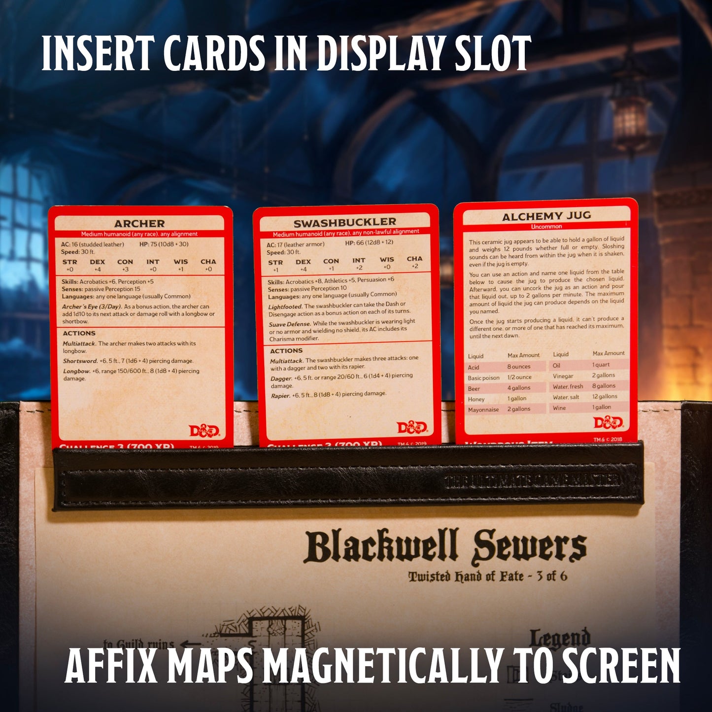 Magnetic Bar Set - Screen Extension Hardware for Ultimate Game Master Screen