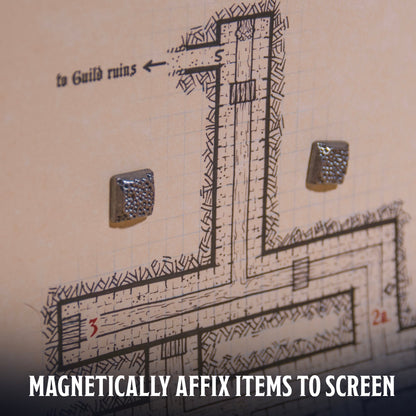 Rivet Magnets - Strong Neodymium Hardware for Game Master Screen Accessories